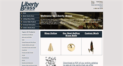 Desktop Screenshot of libertybrass.com